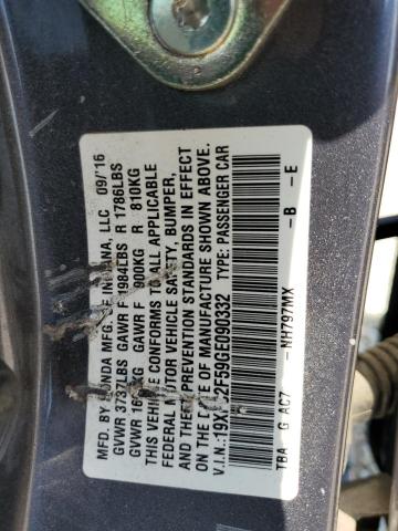 19XFC2F59GE090332 Honda Civic Lx