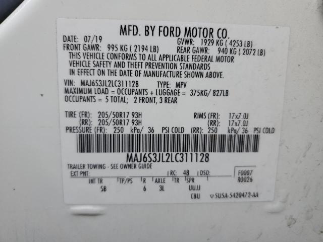 MAJ6S3JL2LC311128 Ford Ecosport Ses
