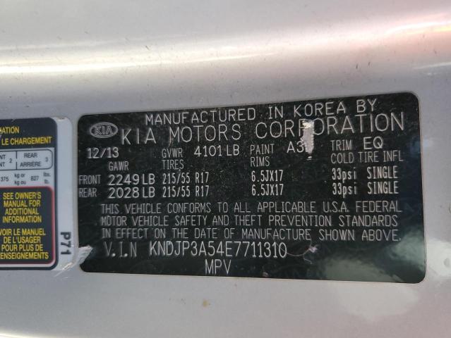 KNDJP3A54E7711310 KIA SOUL +