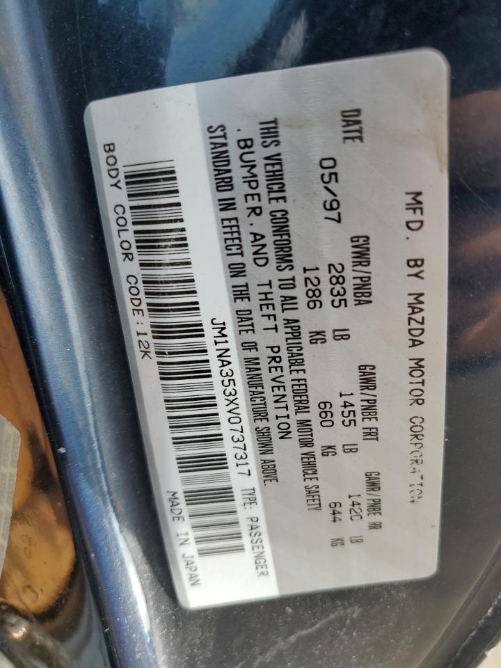 jm1na353xv0737317 JM1NA353XV0737317 1997 Mazda Mx-5 Miata
