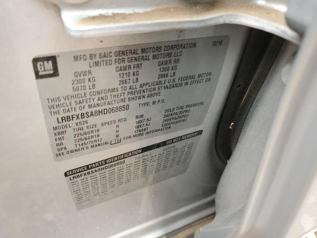 LRBFXBSA8HD068850 Buick Envision Essence