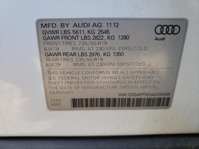 VIN WA1DGAFP9DA034648 2013 Audi Q5, Premium Plus no.12