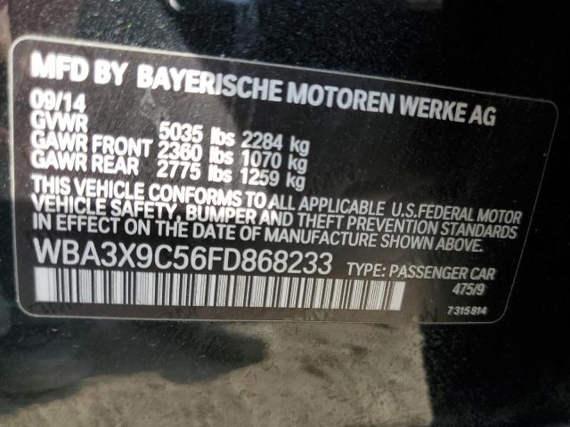 2015 BMW 335 XIGT WBA3X9C56FD868233