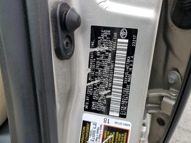 4T1BK1EB3EU119871 Toyota Avalon Base