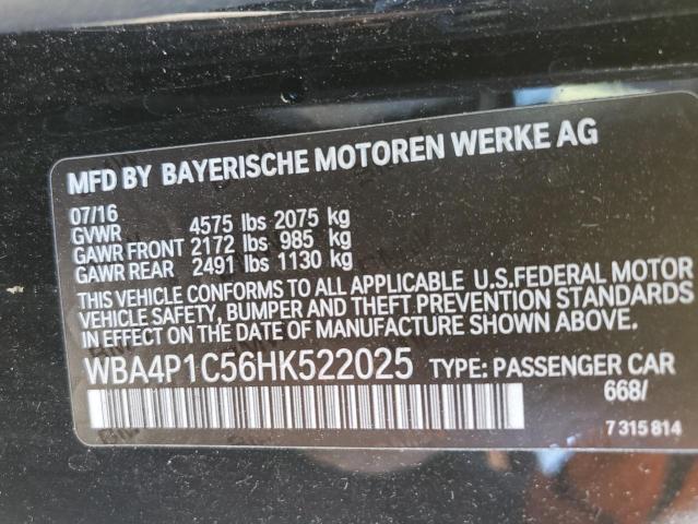 VIN WBA4P1C56HK522025 2017 BMW 4 Series, 440I no.12