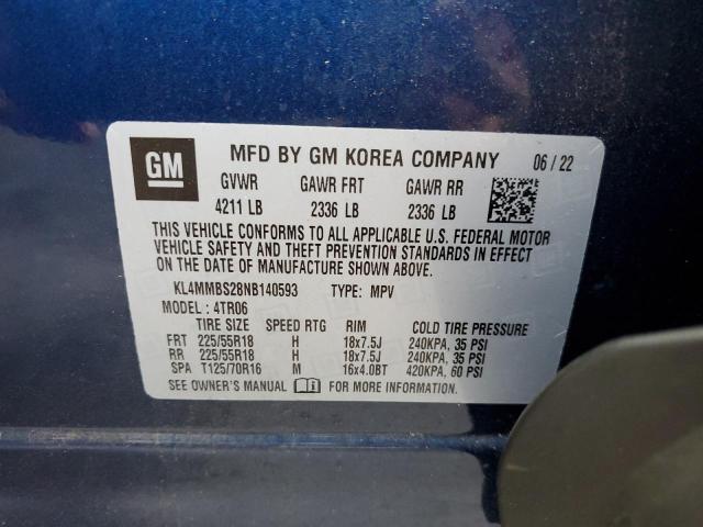 KL4MMBS28NB140593 Buick Encore Gx Preferred