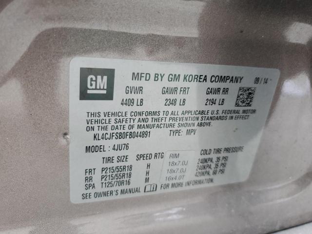 2015 BUICK ENCORE CON - KL4CJFSB0FB044891