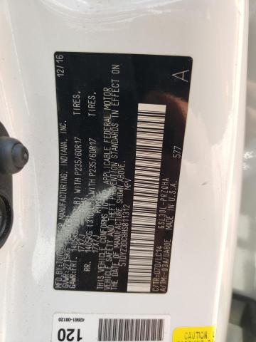 5TDYZ3DC8HS811312 TOYOTA All Models 2017