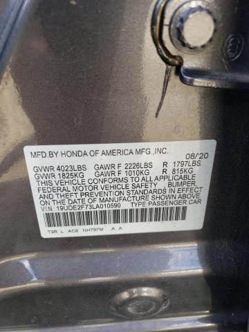 19UDE2F73LA010590 Acura ILX PREMIU 12