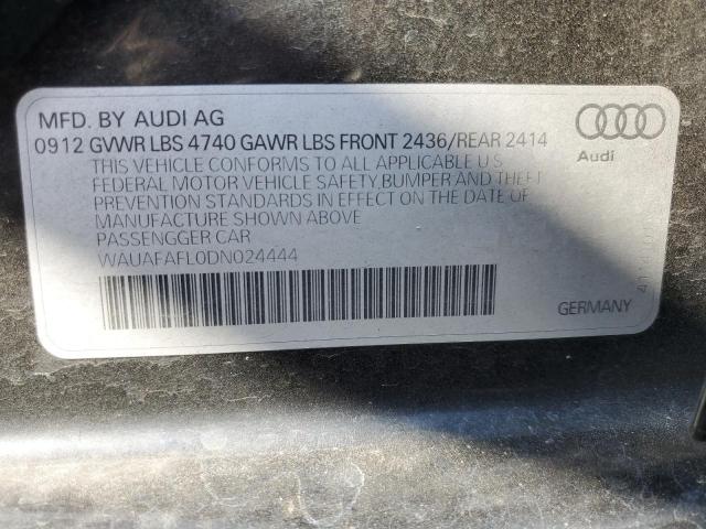 VIN WAUAFAFL0DN024444 2013 Audi A4, Premium no.12