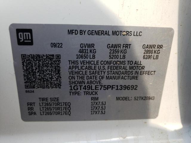 1GT49LE75PF139692 GMC Sierra K2500 Heavy Duty