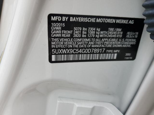 5UXWX9C54G0D78917 2016 BMW X3, photo no. 13