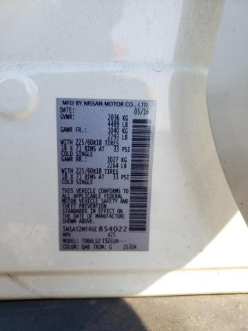 2016 NISSAN ROGUE S - 5N1AT2MT4GC854022