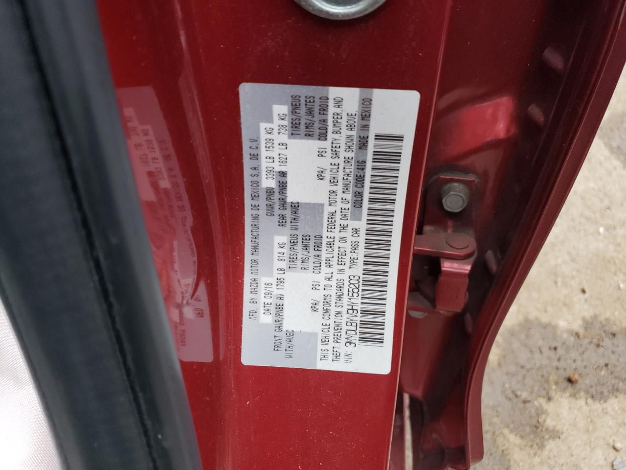 3MYDLBYV9HY155203 TOYOTA YARIS 2017
