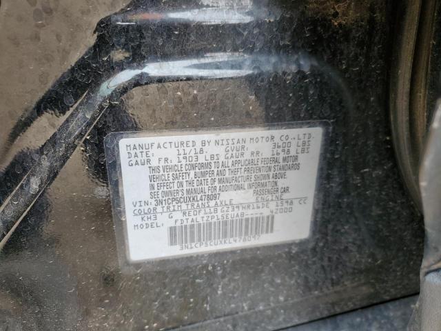 3N1CP5CUXKL478097 Nissan KICKS S