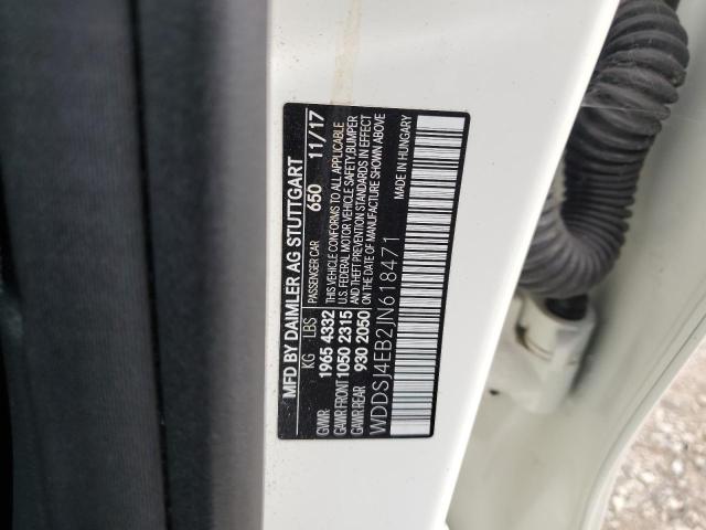 WDDSJ4EB2JN618471 Mercedes-Benz CLA 250