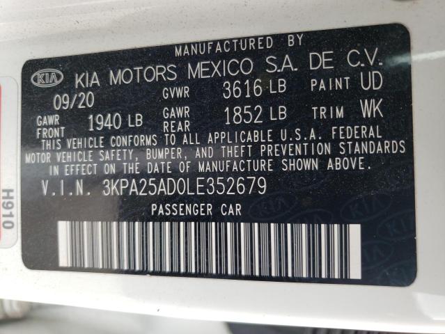 3KPA25AD0LE352679 Kia Rio LX 12