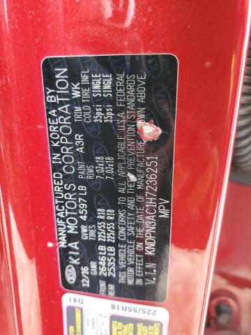 KNDPN3AC1H7236251 KIA Sportage Ex
