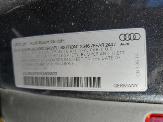 2019 AUDI RS5 - WUAPWAF57KA903820