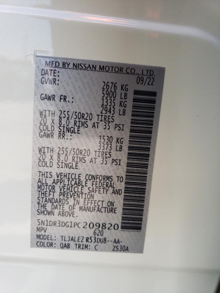 5N1DR3DG1PC209820 NISSAN PATHFINDER 2023