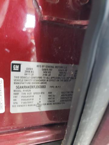 5GAKRAKDXFJ363883 Buick Enclave
