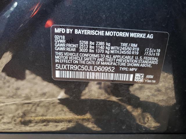 5UXTR9C50JLD60952 2018 BMW X3, photo no. 13