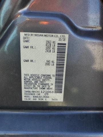 1N4BL4BV2KC121068 Nissan ALTIMA S