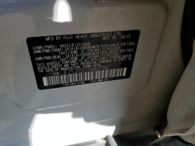 JF2SJGDC1GH407941 Subaru Forester 2.0xt Premium