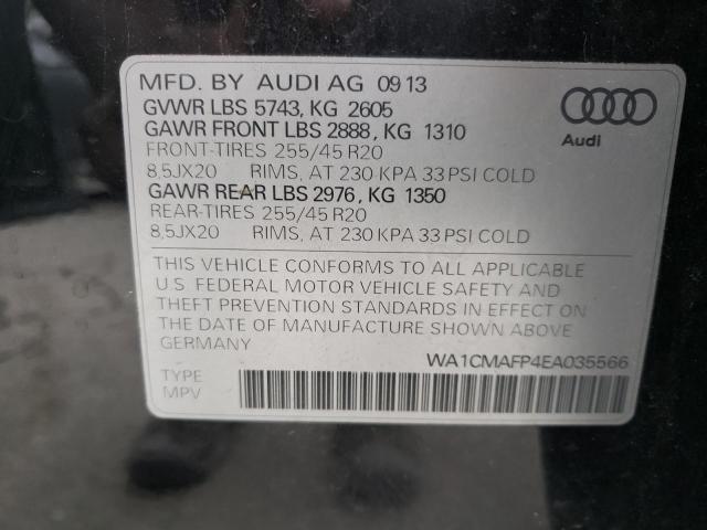 VIN WA1CMAFP4EA035566 2014 Audi Q5, Tdi Premium Plus no.14