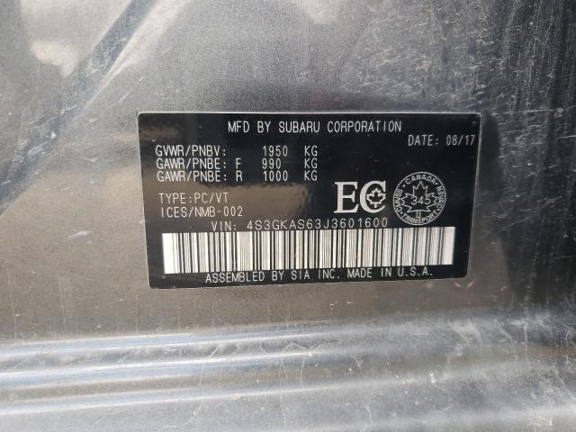 2018 SUBARU IMPREZA LI - 4S3GKAS63J3601600