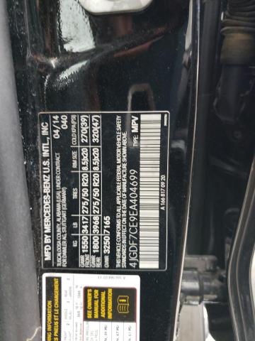 4JGDF7CE9EA404699 Mercedes-Benz Gl 450 4matic