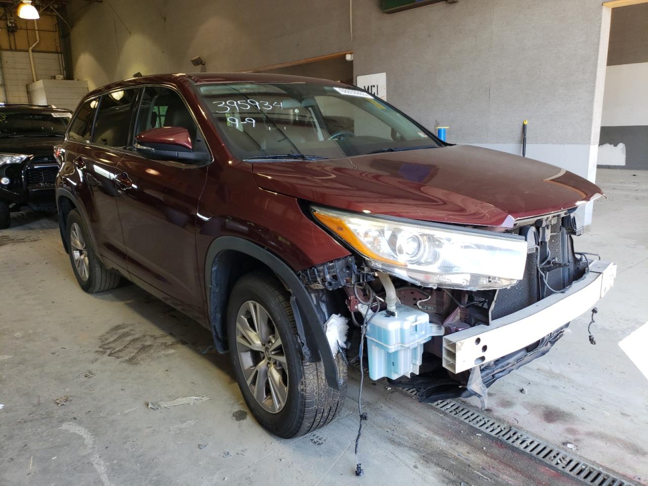 5TDBKRFH7GS321609 TOYOTA HIGHLANDER 2016