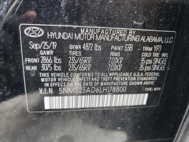 2020 HYUNDAI SANTA FE S - 5NMS23AD6LH178800
