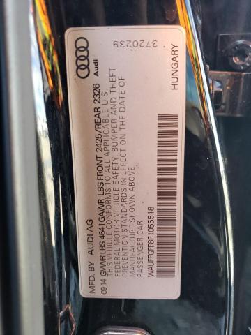 WAUFFGFF8F1055518 Audi S3 Prestige