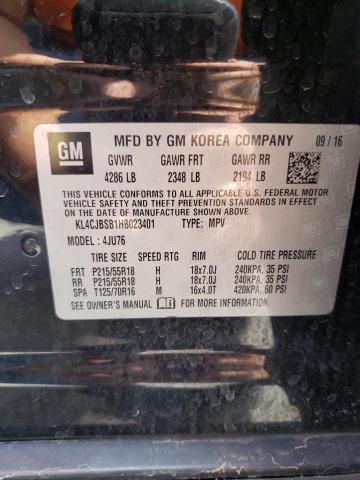 2017 BUICK ENCORE PRE - KL4CJBSB1HB023401