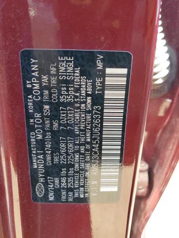 2018 HYUNDAI TUCSON SEL - KM8J3CA45JU626373