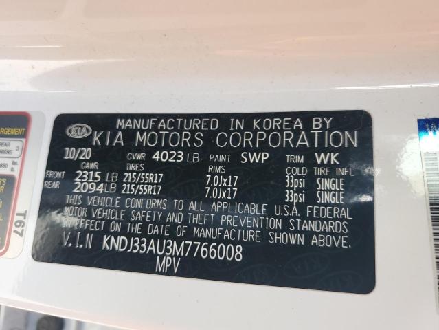 KNDJ33AU3M7766008 KIA SOUL EX