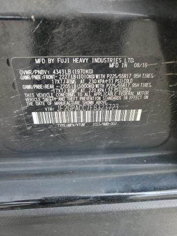 JF2GPACC7F8323723 Subaru Xv Crosstrek 2.0 Premium