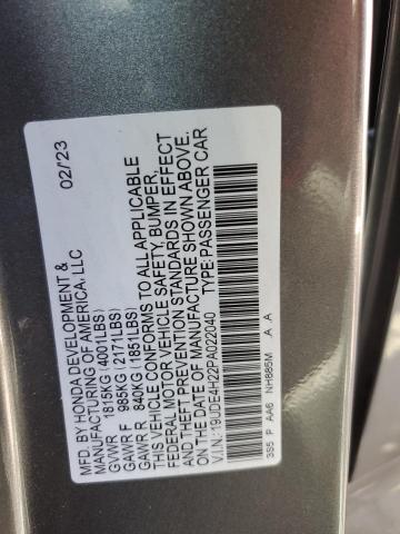 2023 ACURA INTEGRA 19UDE4H22PA022040