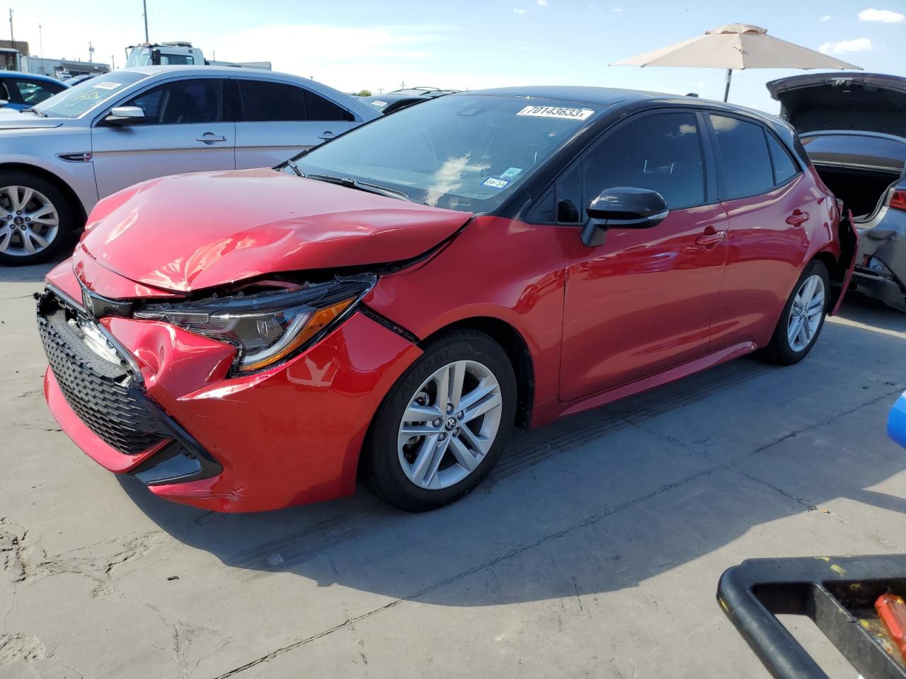 JTND4MBE5N3188151 TOYOTA COROLLA 2022