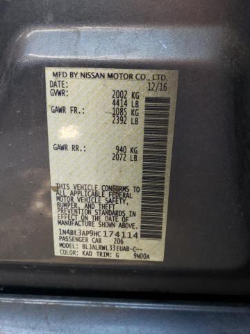 1N4BL3AP9HC174114 Nissan Altima 3.5sl