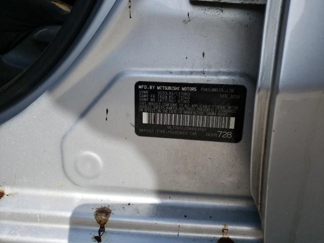2017 MITSUBISHI MIRAGE ES ML32A3HJ0HH003551