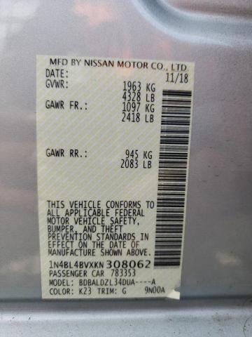 1N4BL4BVXKN308062 Nissan ALTIMA S