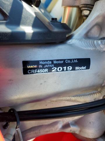2019 HONDA CRF450 R - JH2PE0731KK203011
