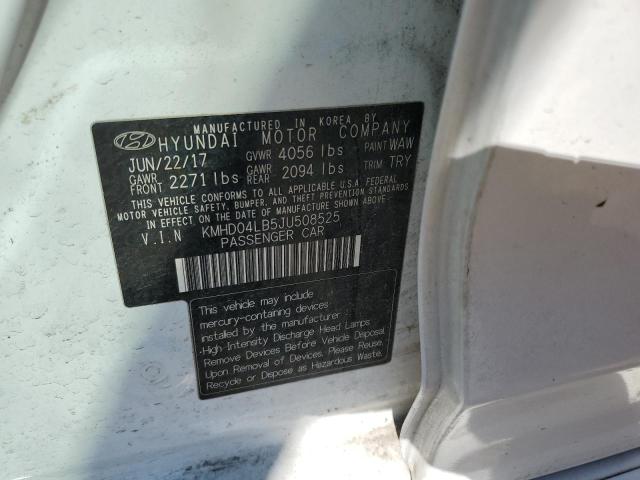 KMHD04LB5JU508525 Hyundai Elantra Sport
