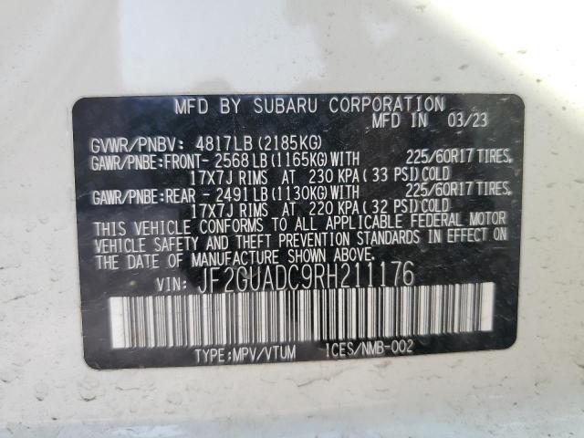 JF2GUADC9RH211176 Subaru Crosstrek Premium
