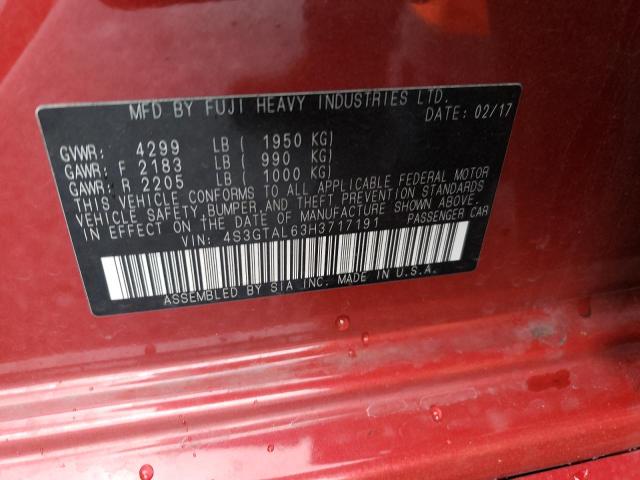4S3GTAL63H3717191 Subaru Impreza Sport