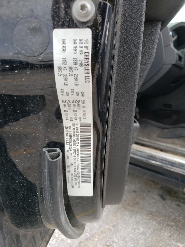 1J8HR68268C182274 2008 Jeep Grand Cherokee Overland