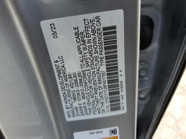 1HGCY1F28PA017557 Honda Accord LX 12