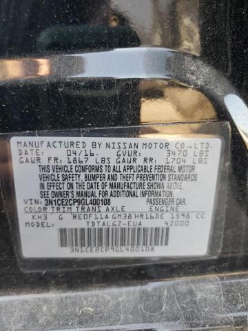 3N1CE2CP9GL400108 Nissan Versa Note S
